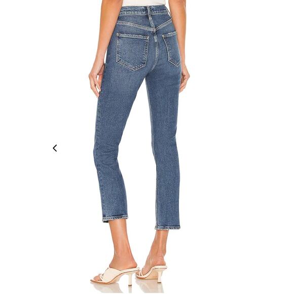 AGOLDE Riley High Rise Straight Crop Denim Jeans // 27 - Picture 2 of 12